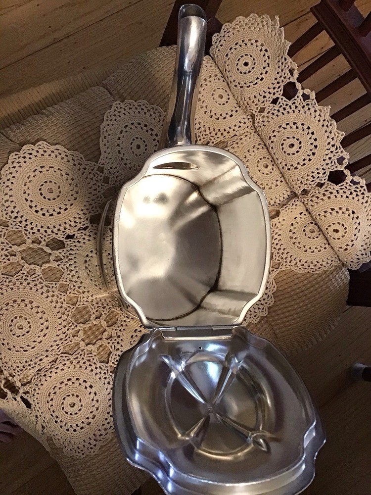 VTG Reed & Barton LARGE Hotel Silver Soldered Coffee Pot