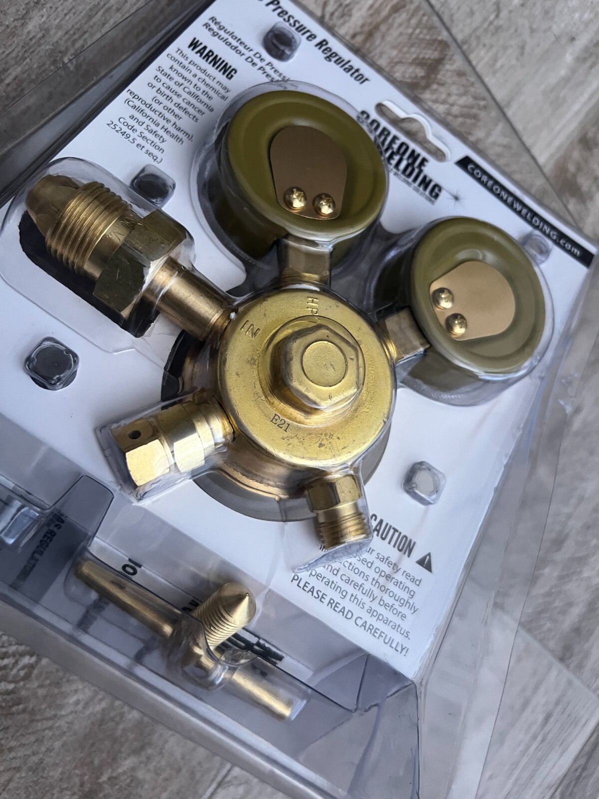 COREONE WELDING NITROGEN GAS PRESSURE REGULATOR MEDIUM DUTY NEW-COR NSR250