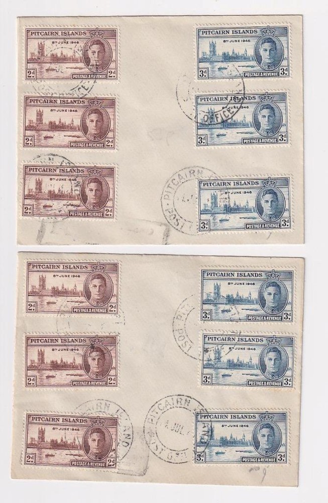 Br Commonwealth GVI First Day Covers, Covers.