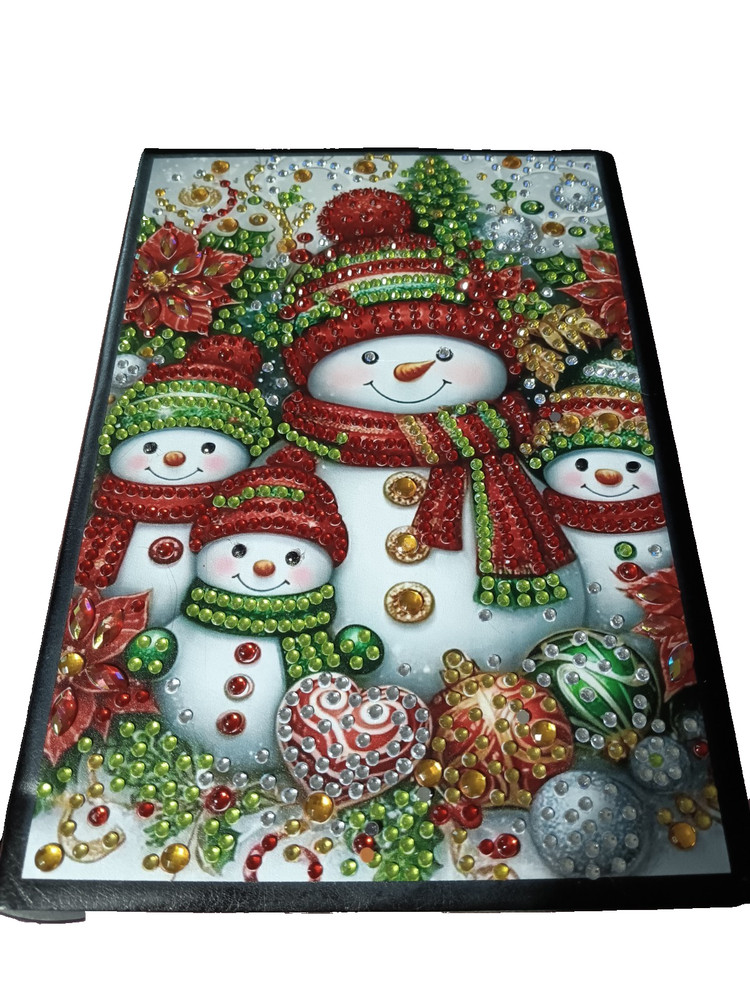 Diamond Art Snowman Journal