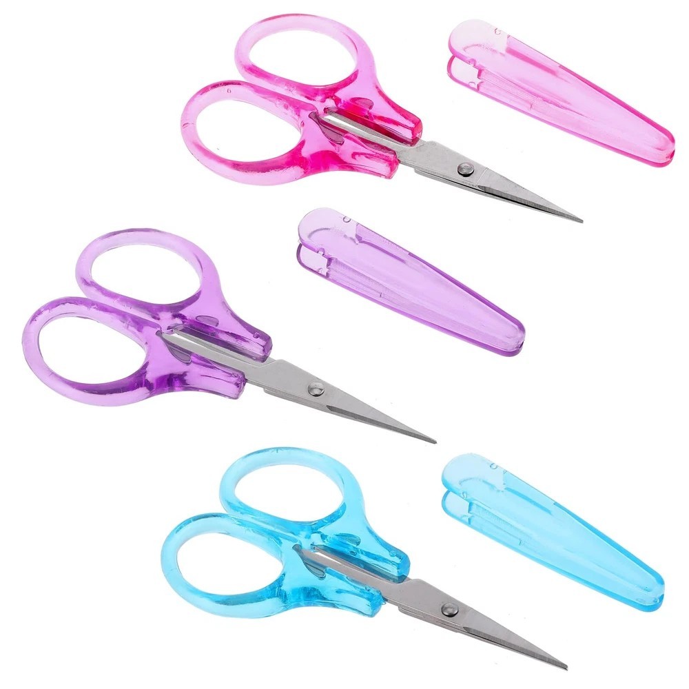 3Pcs Small, Craft Scissors 3.5"Tiny Travel Scissor All Purpose,Sharp Craft Sci..