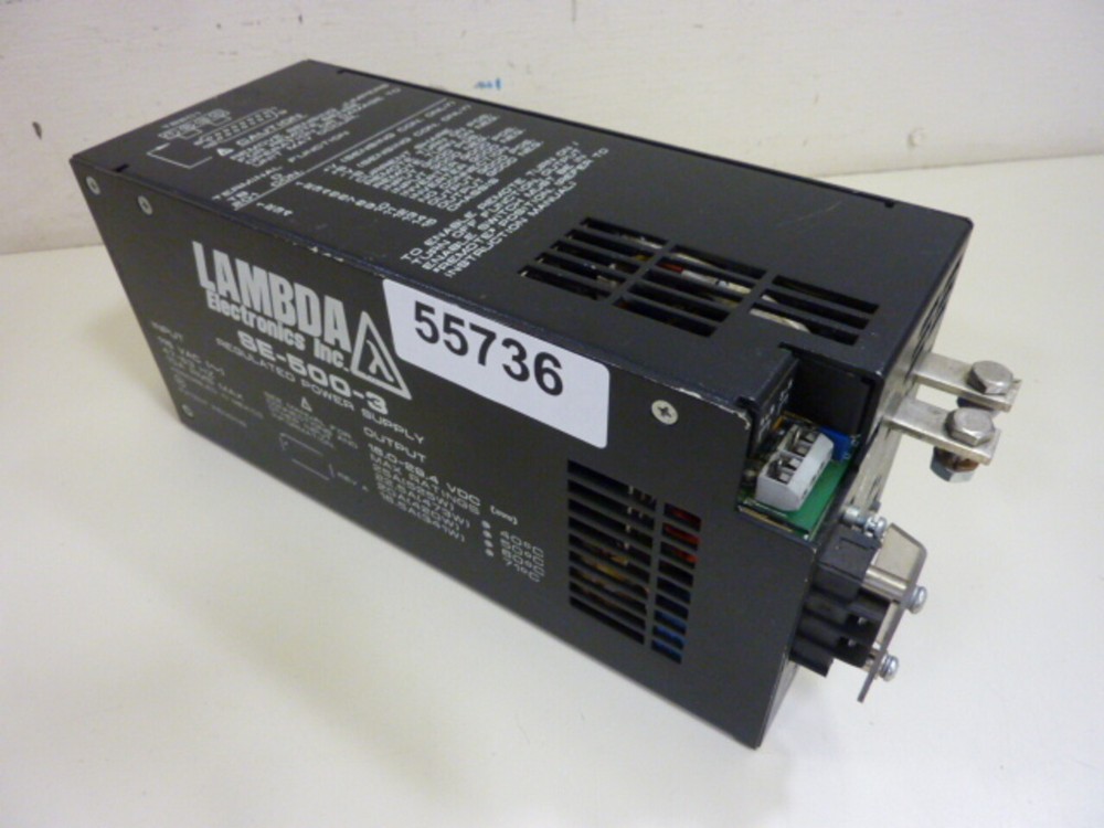 LAMBDA Regulated Power Supply SE-500-3 Used #35245