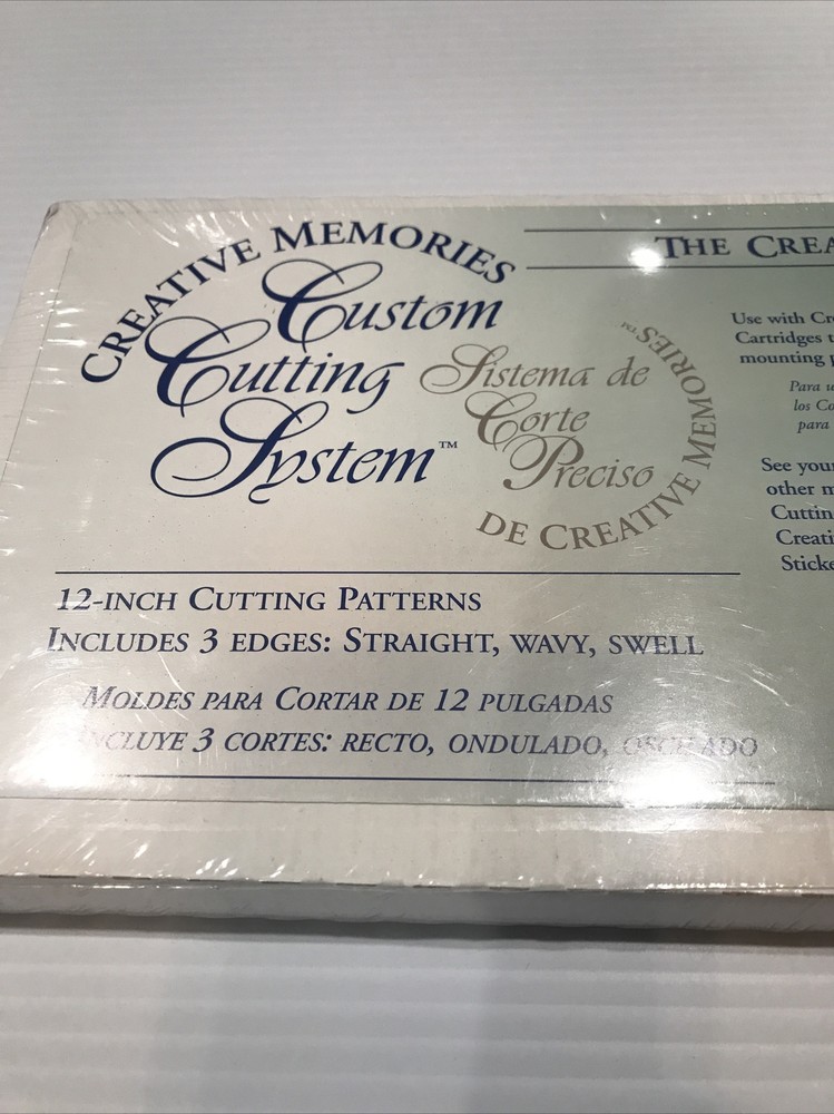 Creative Memories Custom Cutting System 12 Inch Cutting Patterns 3 Edges