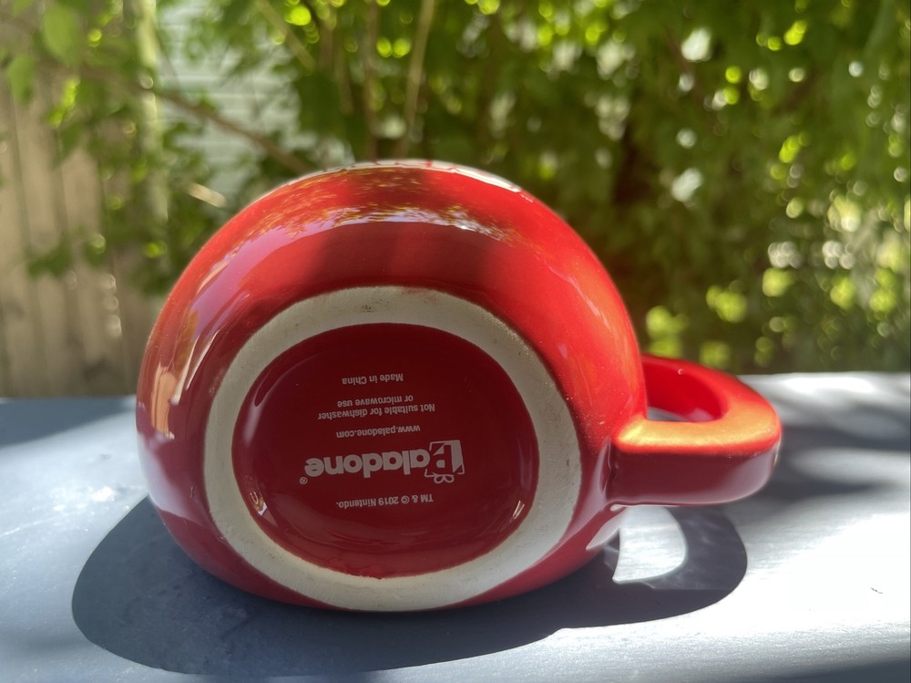 Super Mario Collectible Red Ceramic Mug
