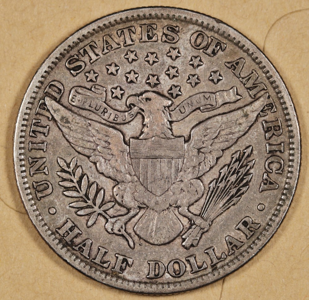 1899 Barber Half. "Perfect" VF. 195336