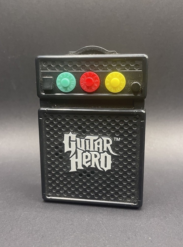 2005-2007 Kellogg Guitar Hero Black Miniature Half Stack Amp 3"L