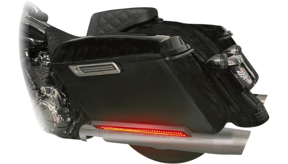 Custom Dynamics CD-SB-SIDE-SC Lower Saddlebag Side Marker LED Lights-Smoke