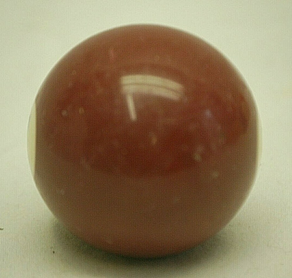 Pool Table Billiard Ball #7 Solid Maroon Vintage Replacement Piece