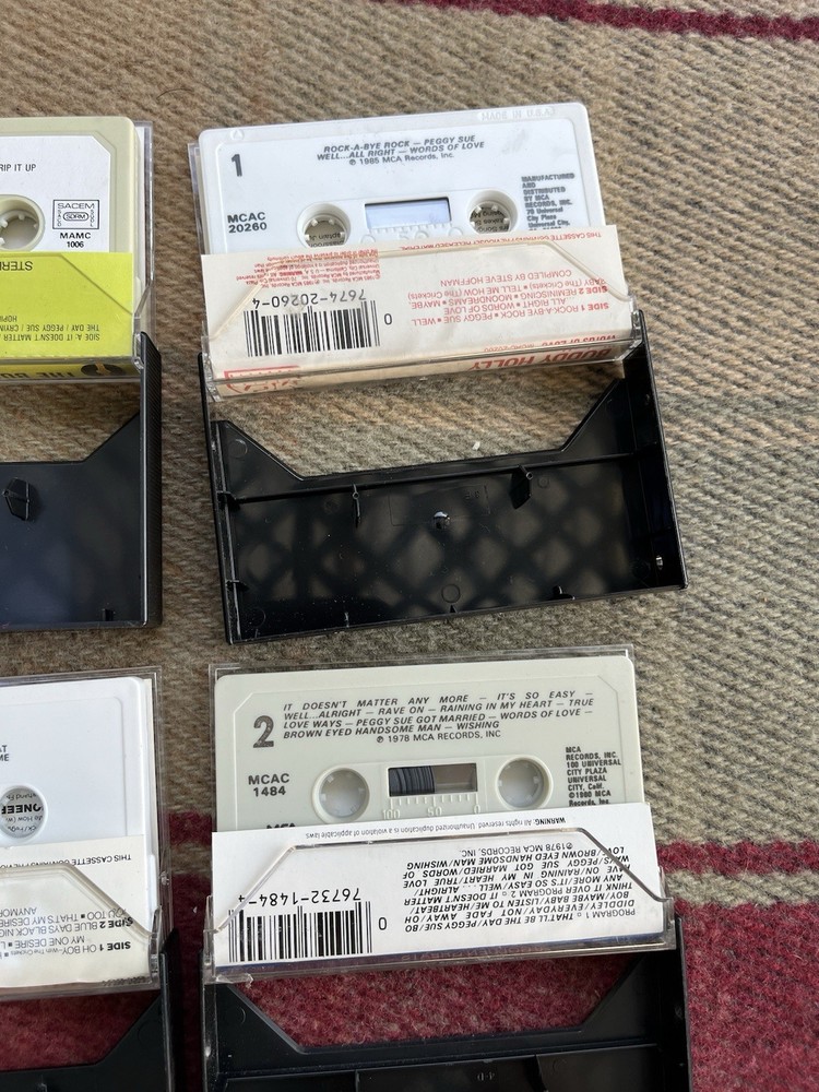 Buddy Holly cassette lot