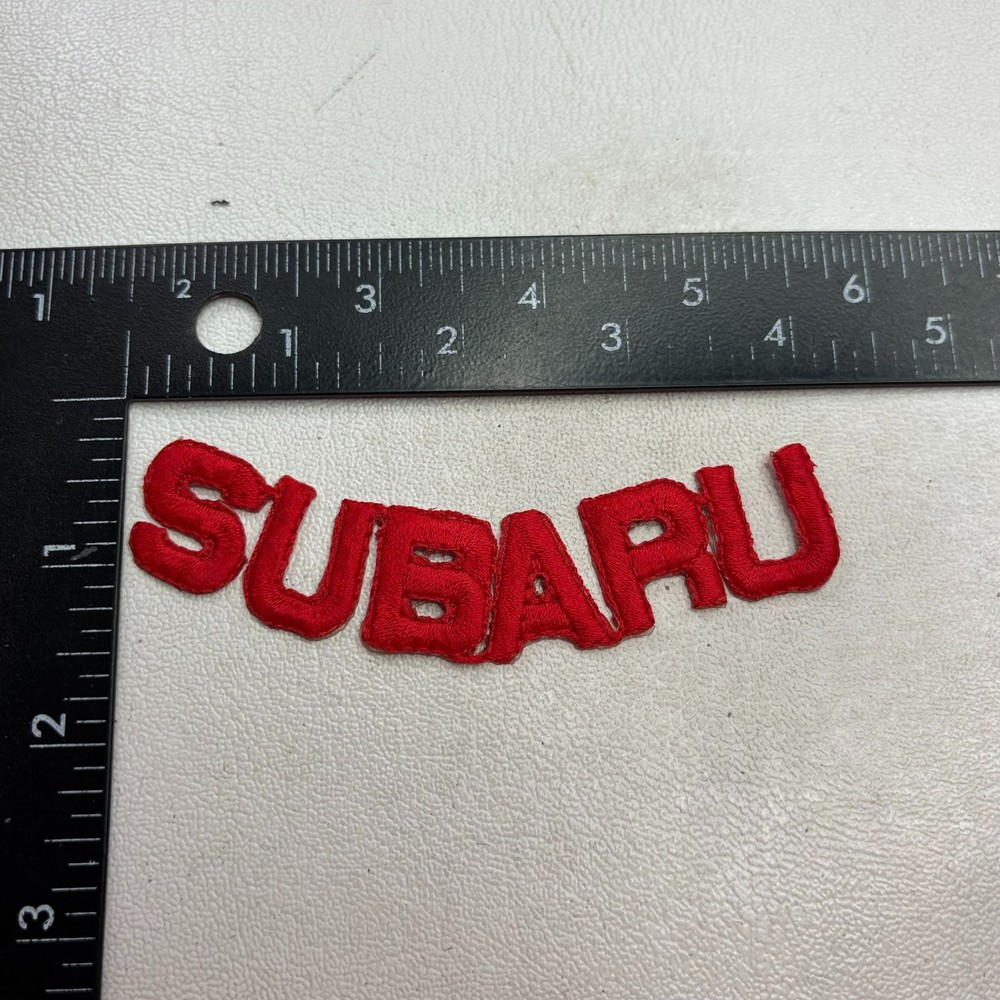 Doesn't Lay Even Red SUBARU Car Auto Patch 00.8
