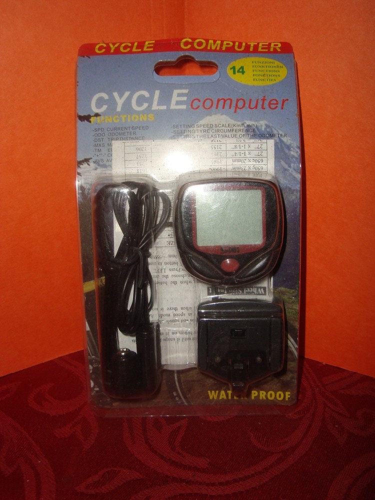 NEW Waterproof Bicycle Computer SD-548B w/Instructions