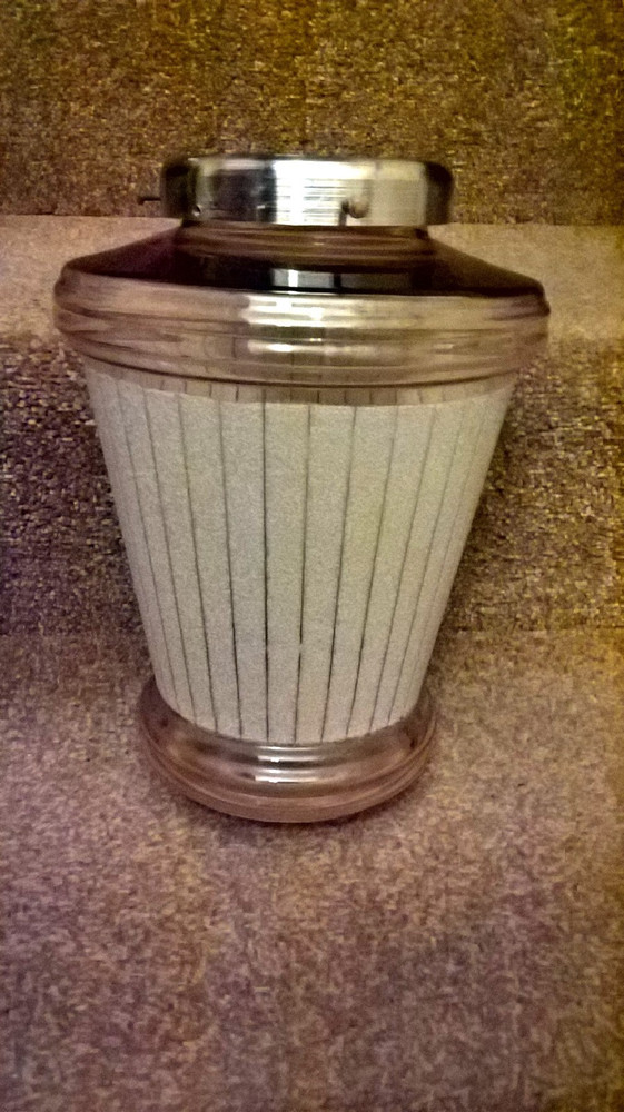 vintage 1950s ceiling glass light shade