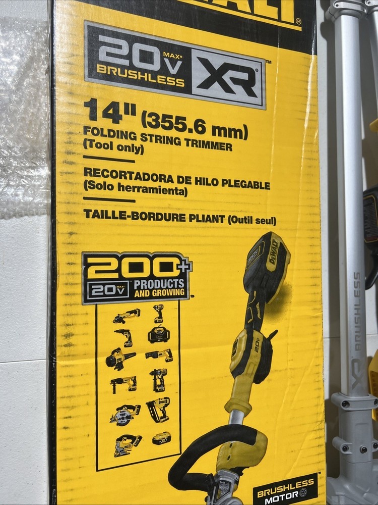 (DCST922B) For DeWalt 20V MAX XR Brushless Folding String Trimmer