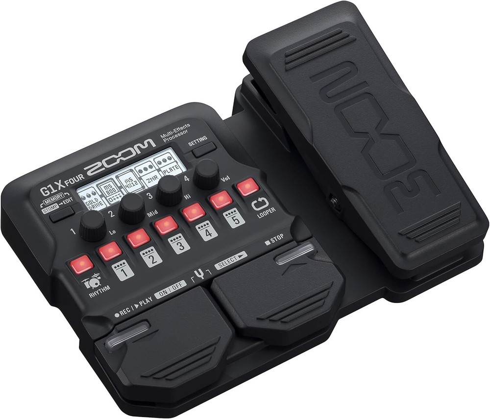Battery-Powered Multi-Effects Processor with 70+ Sounds and Expression Pedal