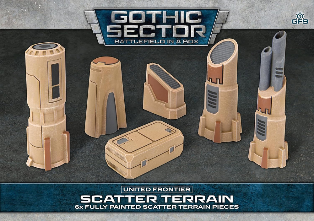 Gothic Sector: United Frontier Scatter Terrain (x6)