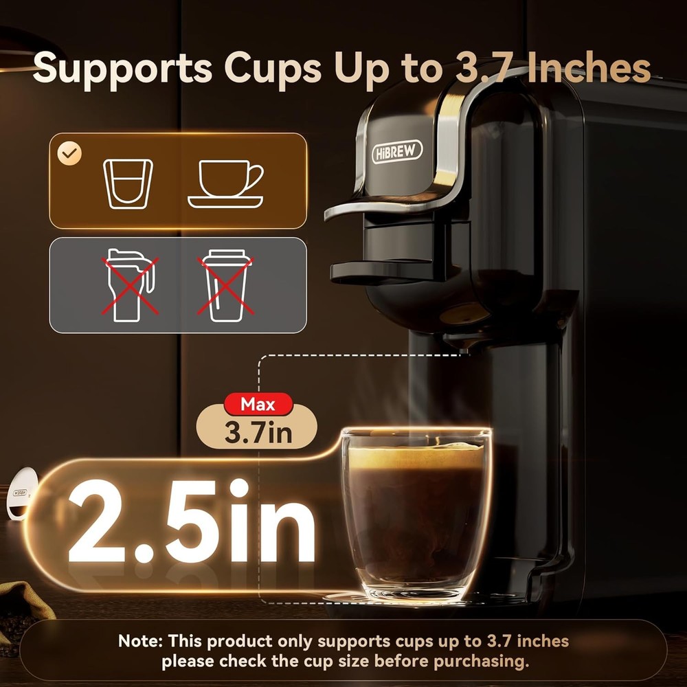 Multi Capsule Coffee Maker 5 in 1 Espresso Machine