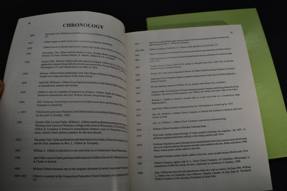 *STATED FIRST* Gilbert Clocks & Supplement *Both are HC!*