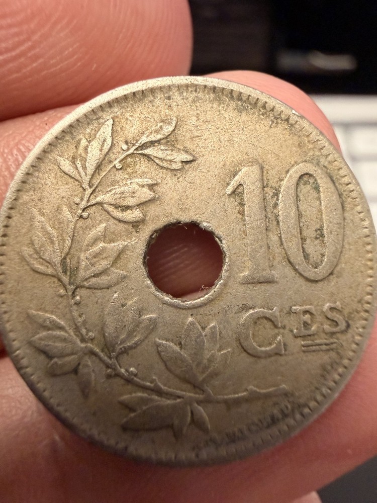Coin, Belgium 1923, 10 Centimes