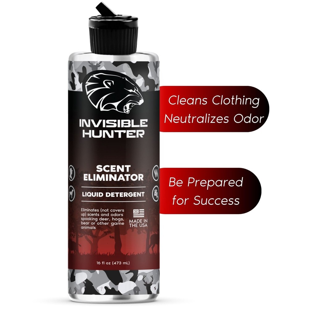 Invisible Hunter Scent Elimination Laundry Detergent, 16oz