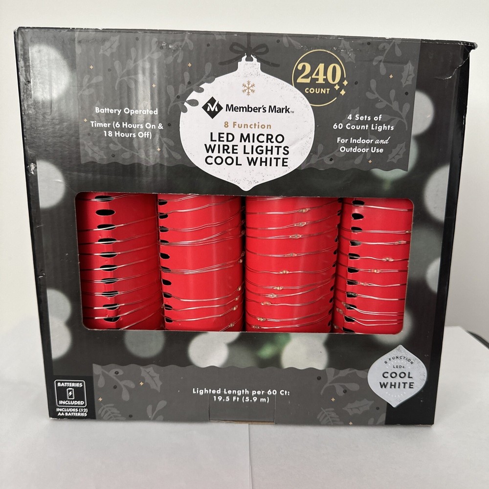 Members Mark LED Lights Cool White/ Warm White/ Multicolor