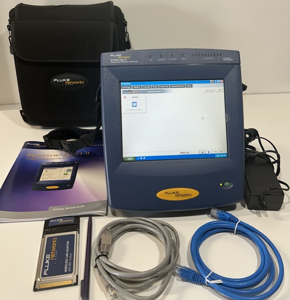 Fluke Network Optiview Series II Integrated Network Analyzer Excellent Condition