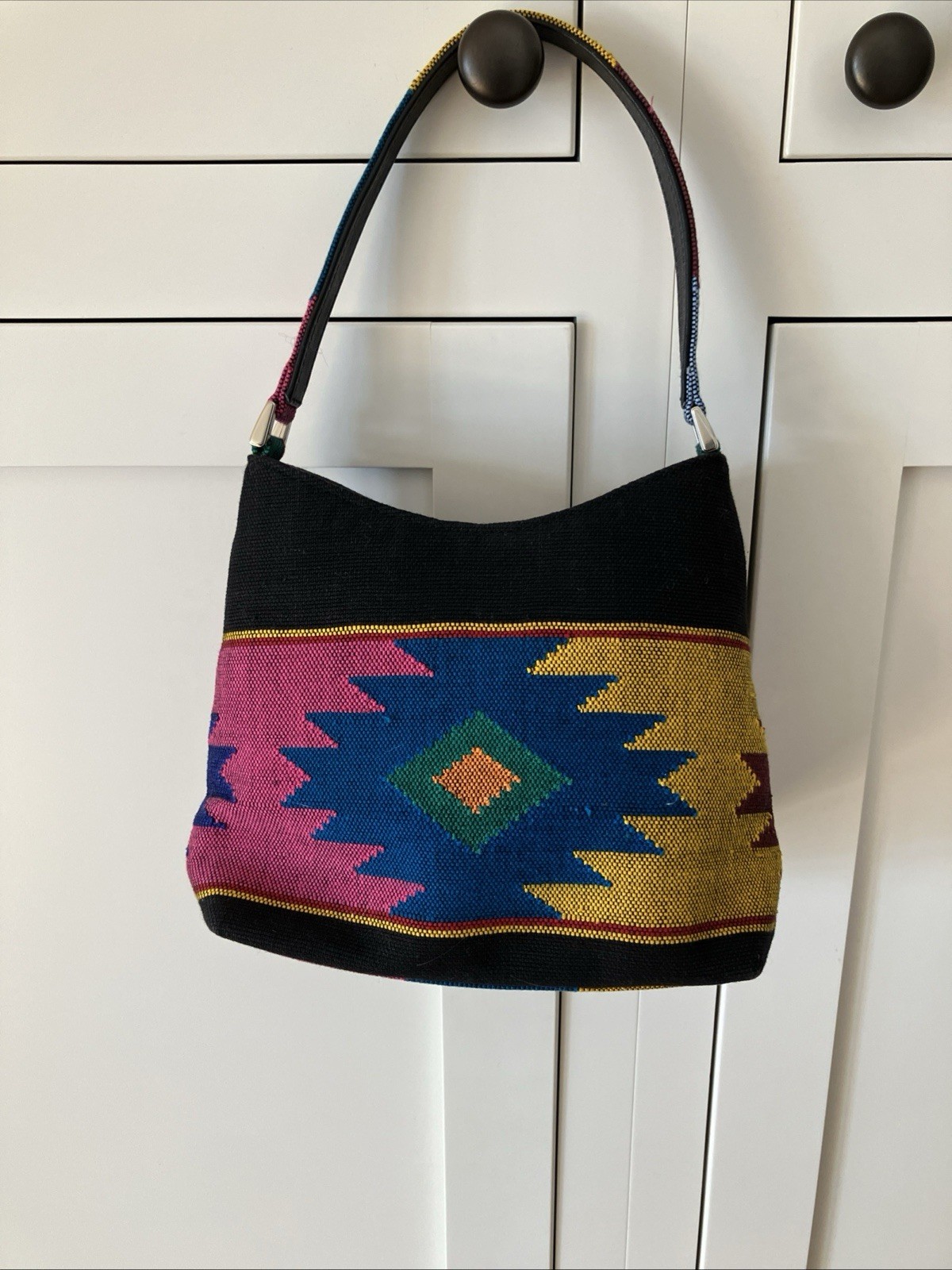 Isabella Fiore Purse, Beaded, Southwestern, Navajo, Aztec, Tapestry