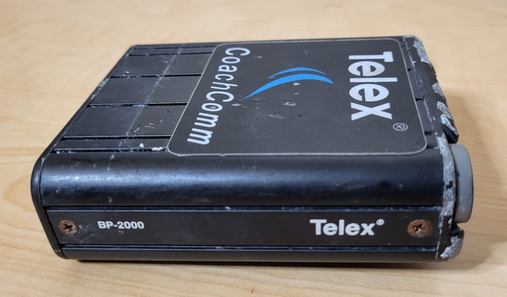 Telex BP-2000 2-Channel Wired Intercom Beltpack