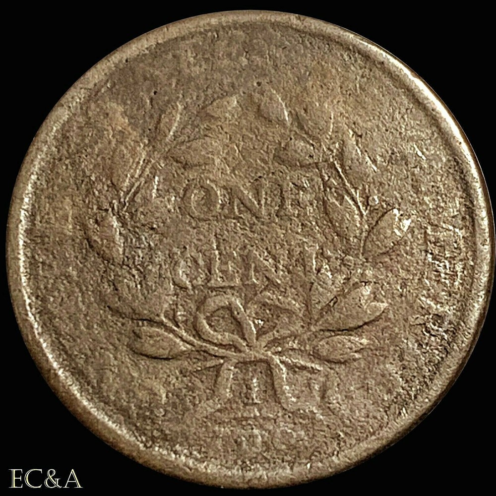 1798/7 DRAPED BUST CENT S-152 VARIETY (LC054)
