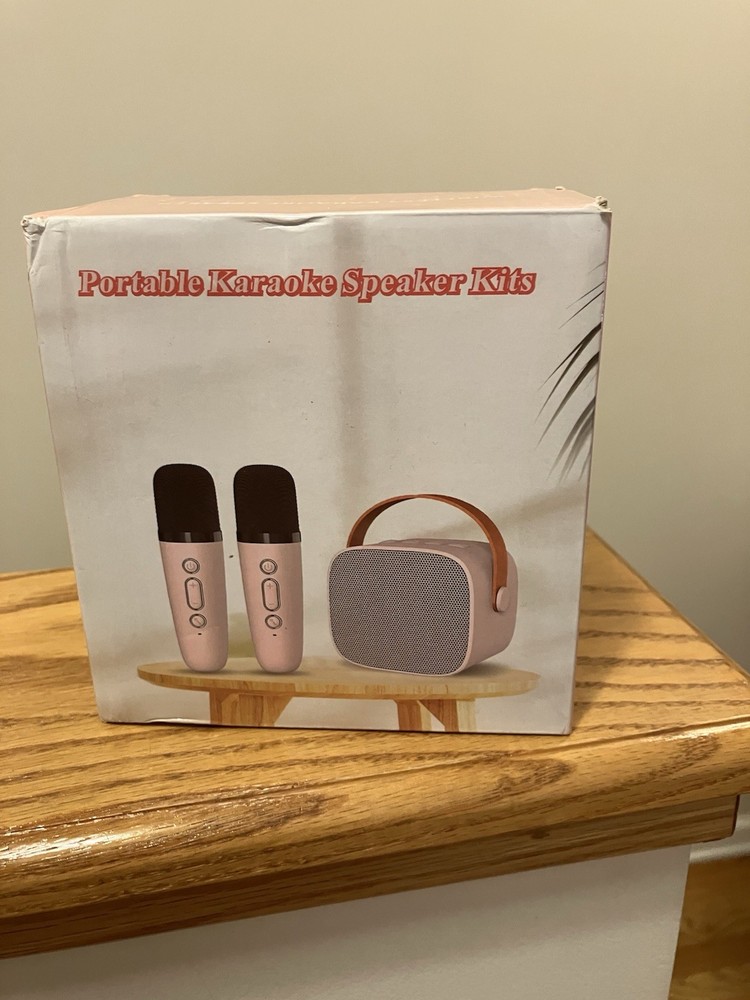 Wireless Portable Karaoke Speaker Purple  Bluetooth