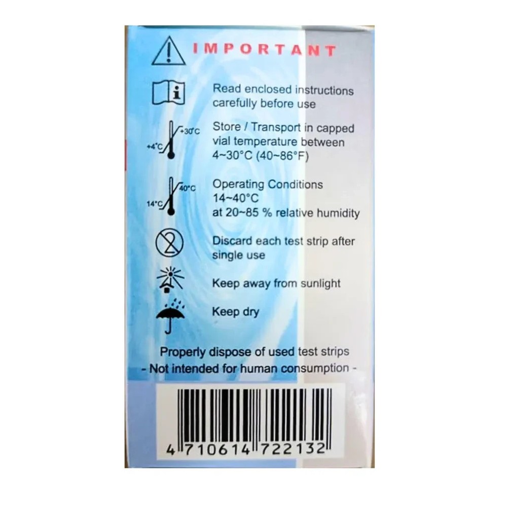 Self Testing EASY TOUCH Blood Cholesterol 1 Box - 10 Test Strips