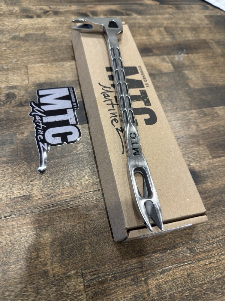 POLISHED MARTINEZ Tool 12” Titanium Framing Nail Puller