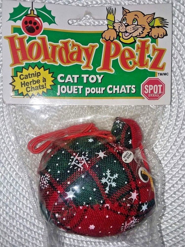 CHRISTMAS PET CAT TOYS, ASSORTED TYPES