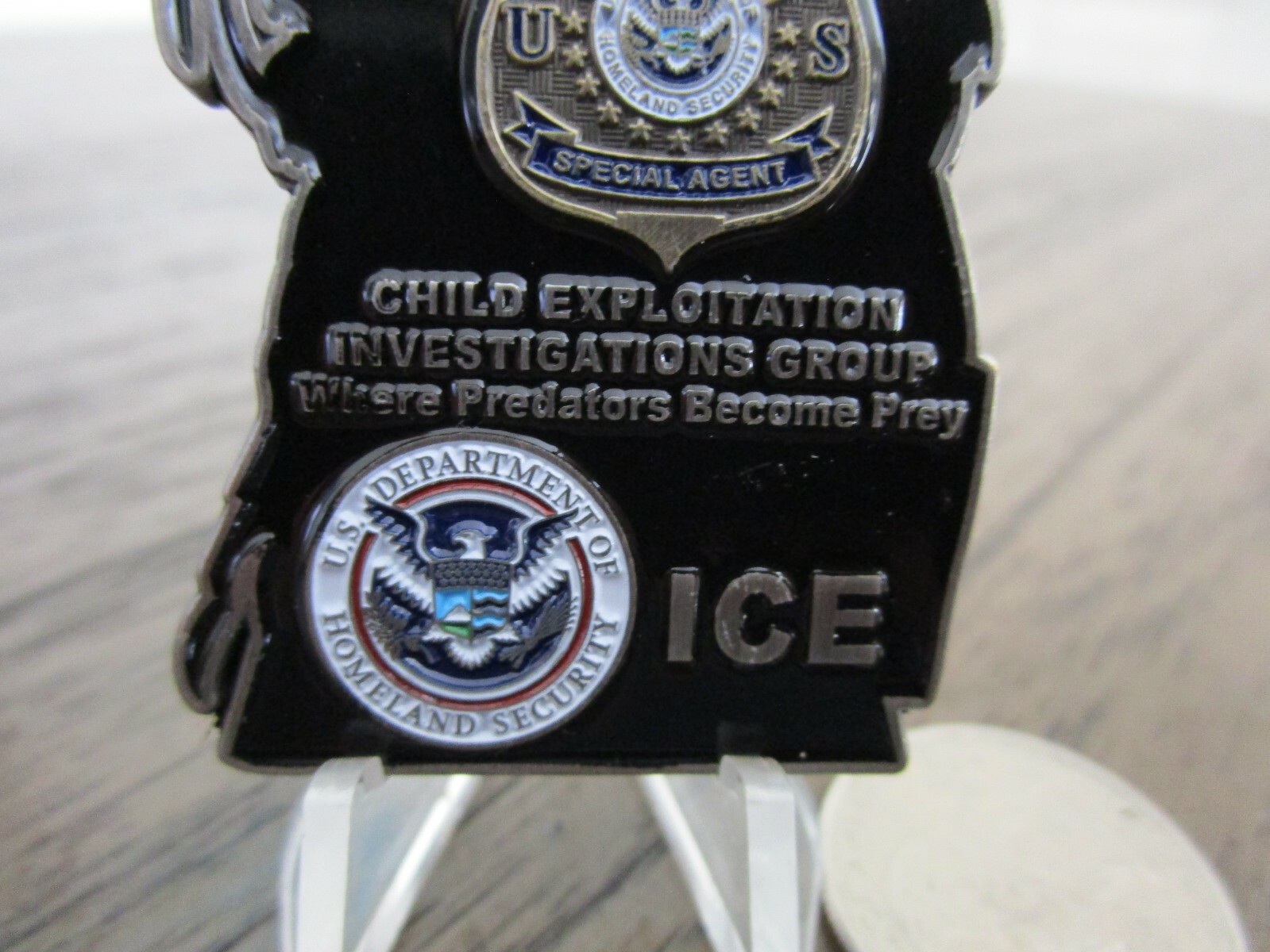 San Juan Puerto Rico HSI ICE Child Exploitation Group Predator Challenge Coin