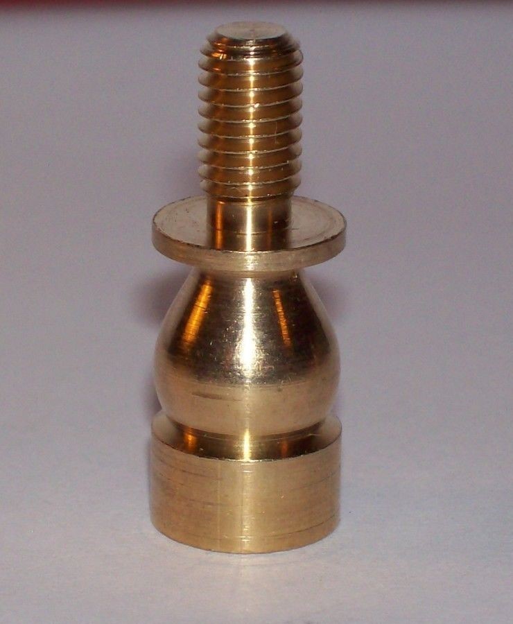 1/2" SOLID BRASS LAMP SHADE RISER LAMP PART NEW 55048J