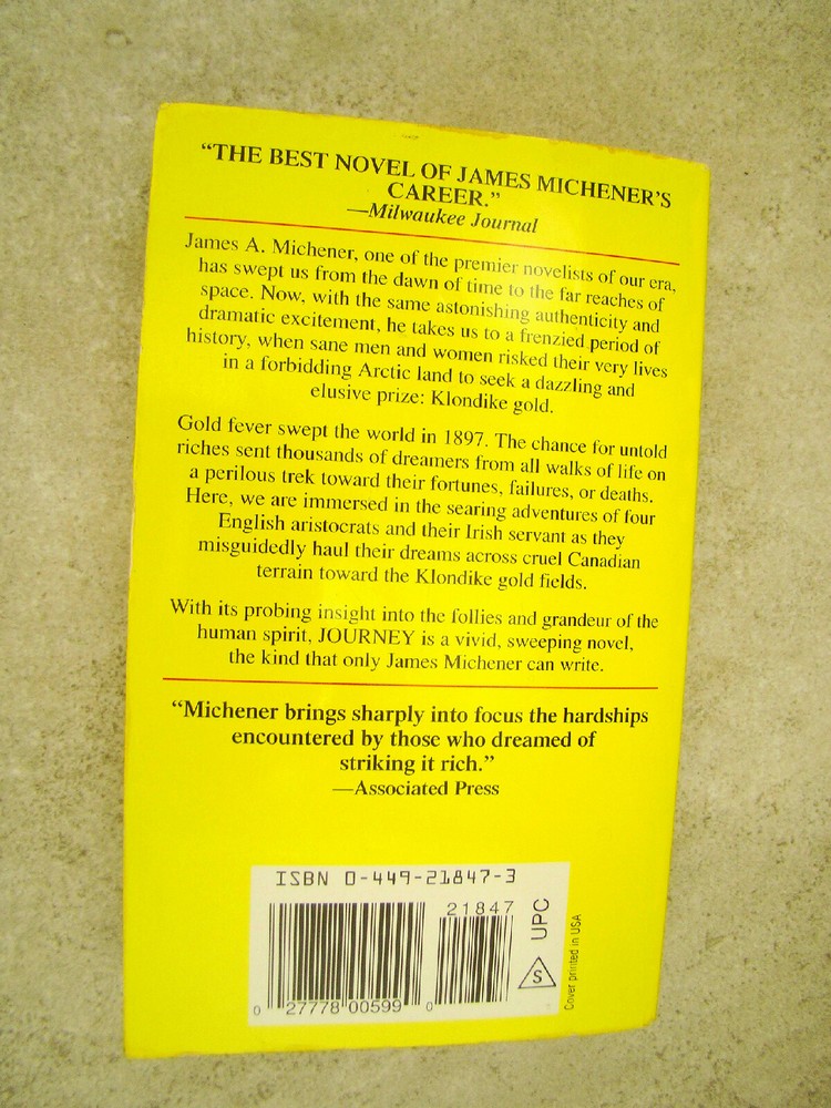 Journey by James A. Michener