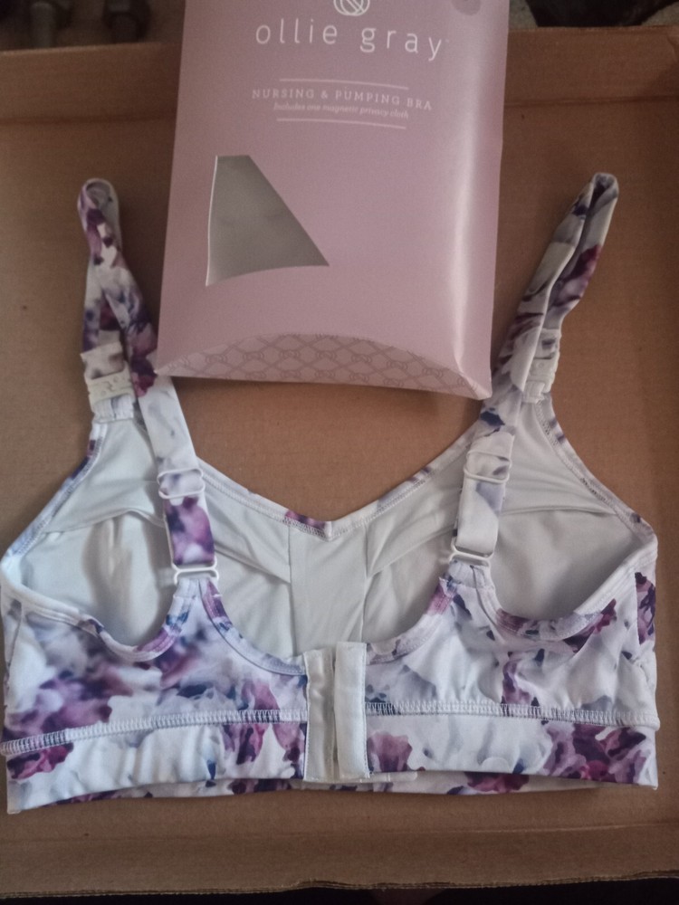 Ollie Gray Nursing and Pumping Bra "Bitsy" Size Small
