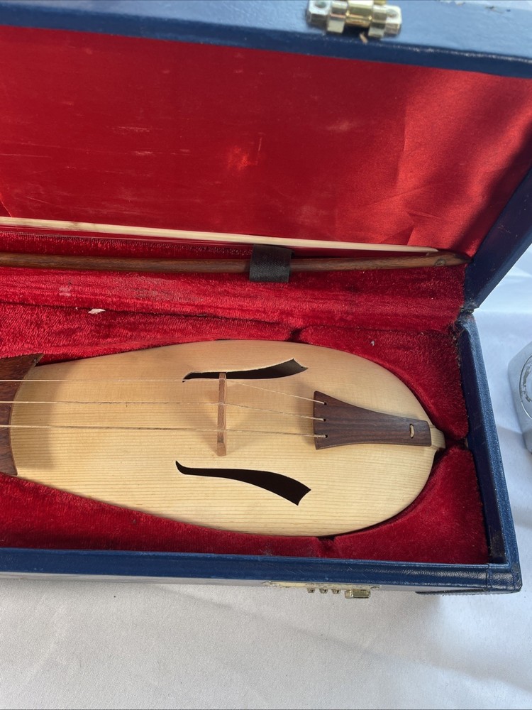 ROOSEBECK 3-STRING REBEC w/ BOW & HARD CASE