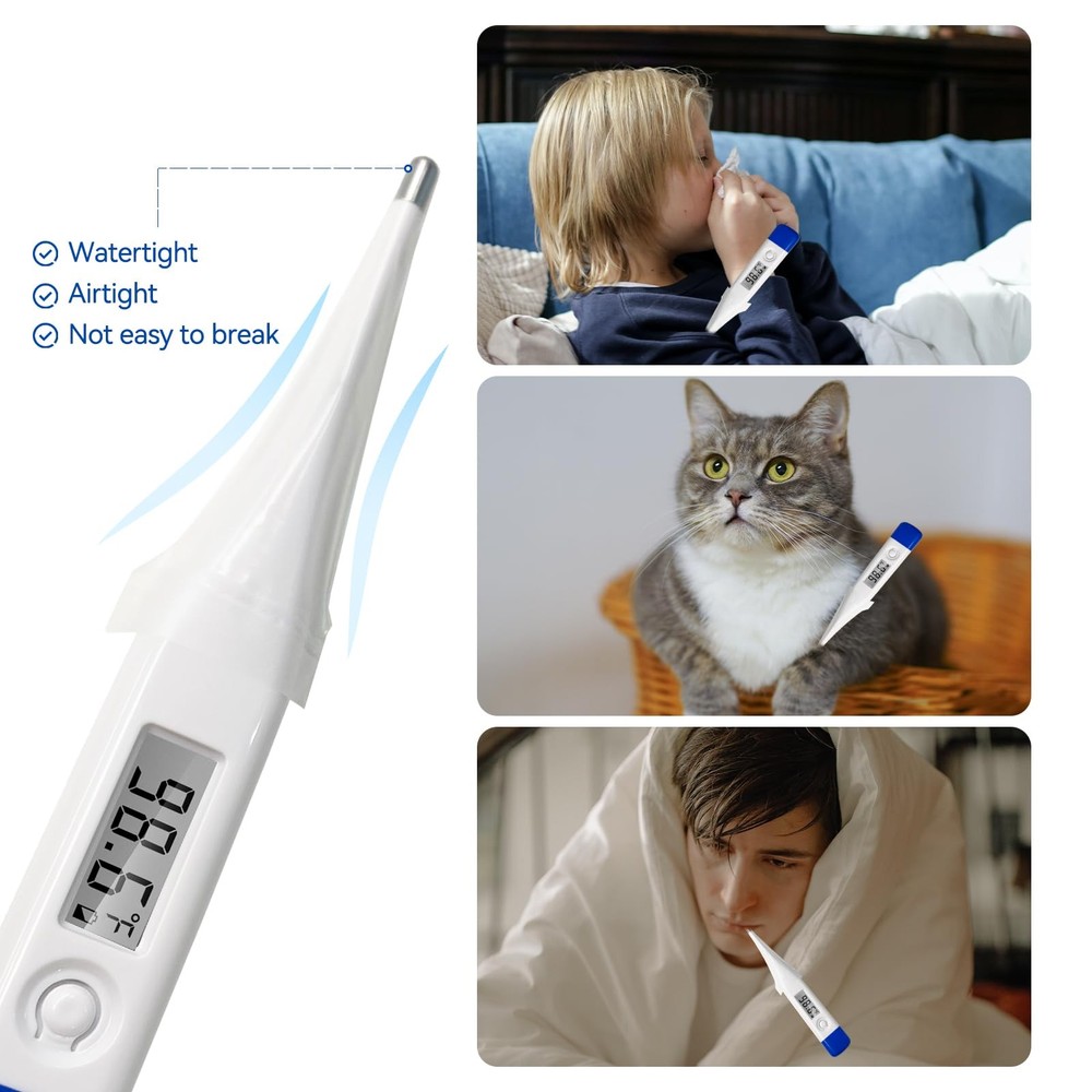 Digital Thermometer Probe Covers 100 Pack Universal Sleeves Thermometer Covers