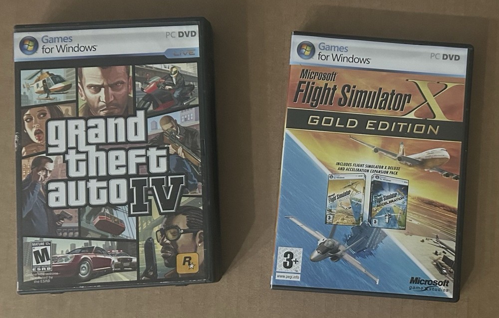 PC Games - Grand Theft Auto & Flight Simulator