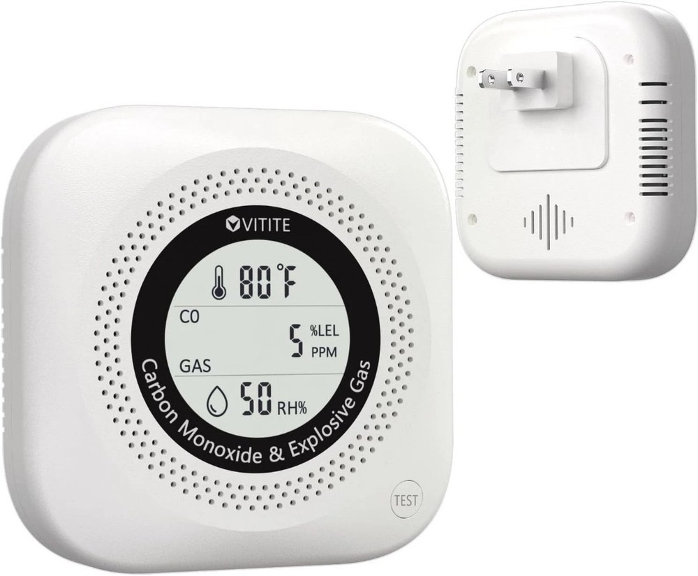 Techamor Carbon Monoxide & Explosive Gas Detector YC302-Pro
