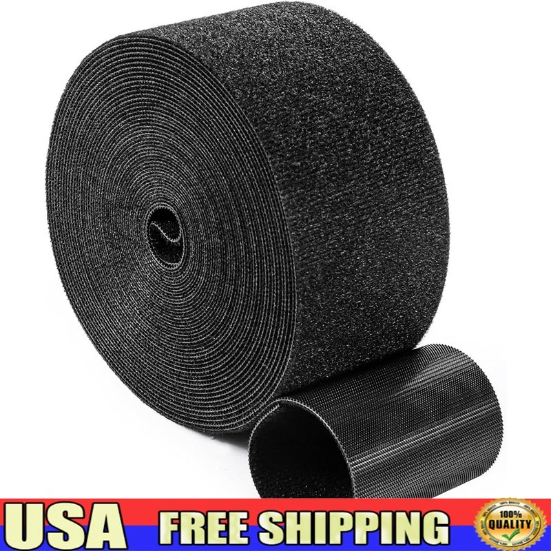Durable Double Sided Hook & Loop Fasteners Heavy Duty Cable Organization New