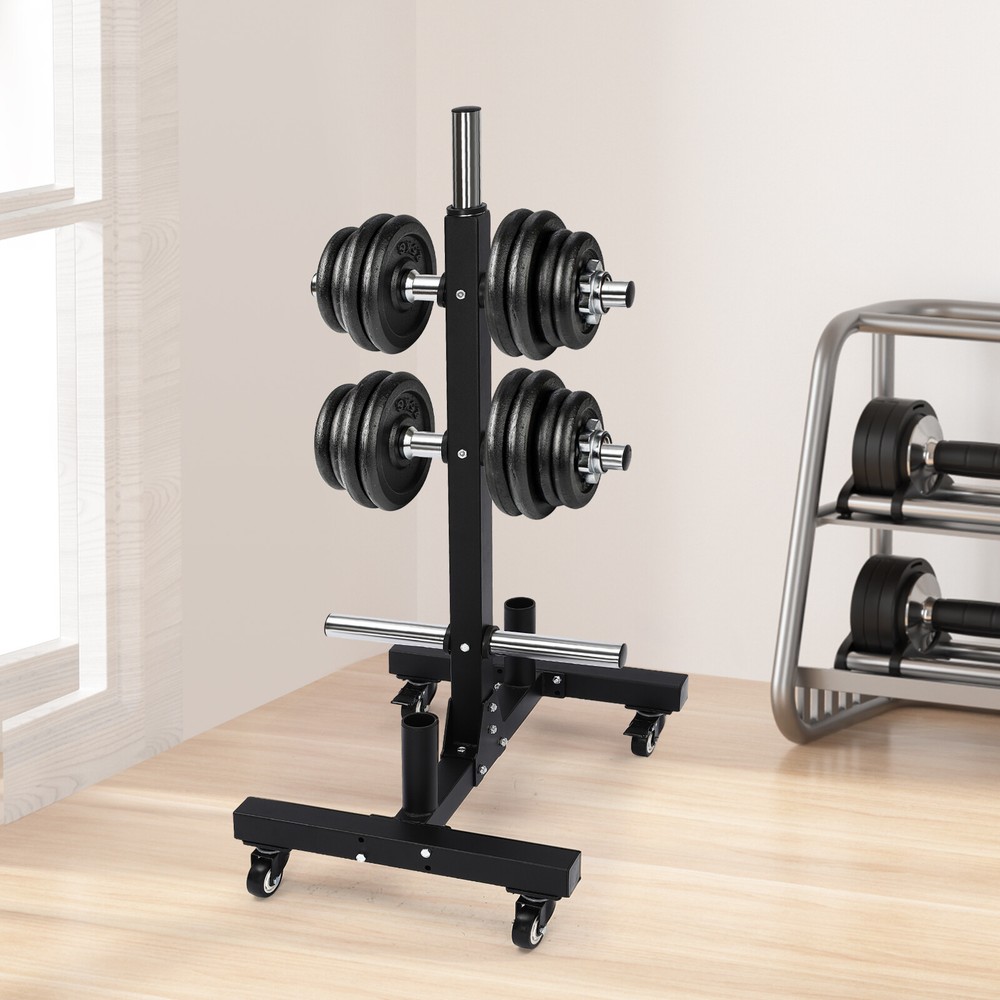 1102.3 Lb. Load Capacity Plate Rack Tree Dumbbell Rack Vertical Storage Tree Us