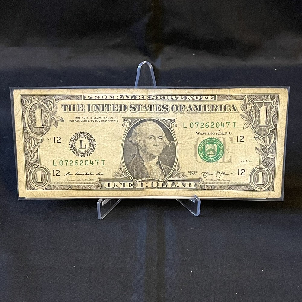 $1 One Dollar TRUE Future Birthday Note (Circulated)