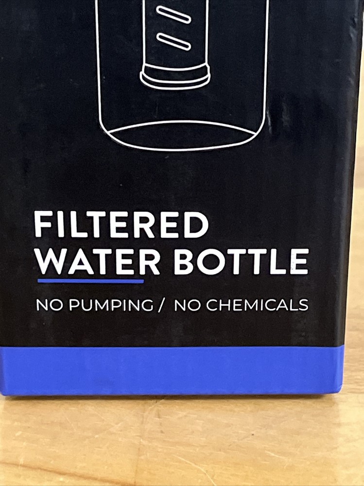 TacRight Water Filter Bottle With Filtration System Purifier - NEW