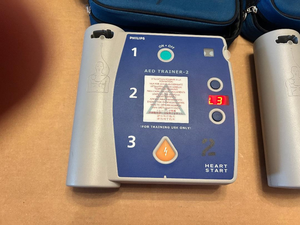 Qty. 2 Heartstart Philips AED Trainer READ