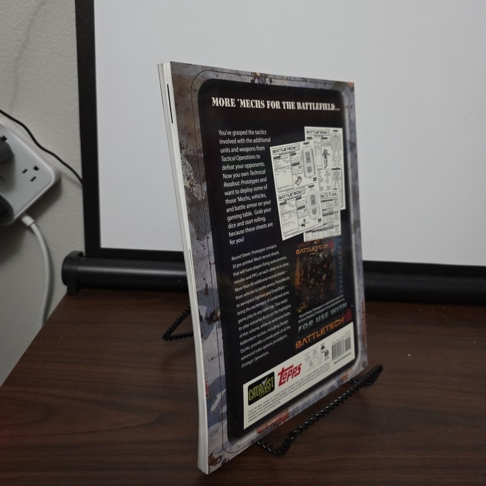 BattleTech 35170: Record Sheets Prototypes Sourcebook OOP Catalyst Excellent