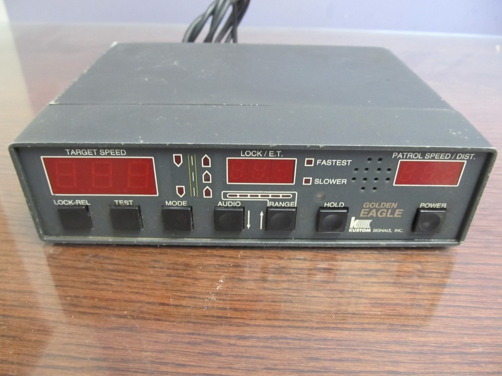 UNTESTED Kustom Golden Eagle Radar Speed Detection Controller - Free S&H