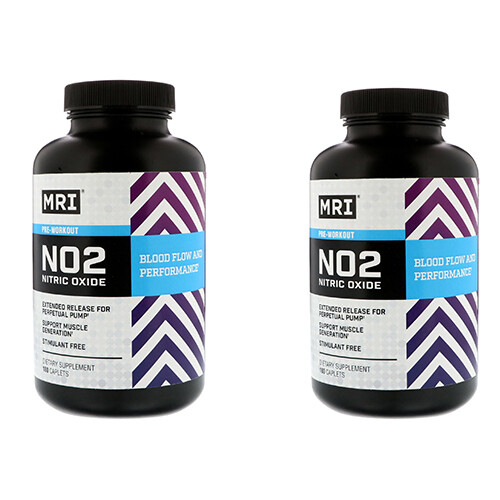 MRI Performance NO2 Nitric Oxide Pre Workout Pump 90 caps (2 PACK) = 180 CAPS!!