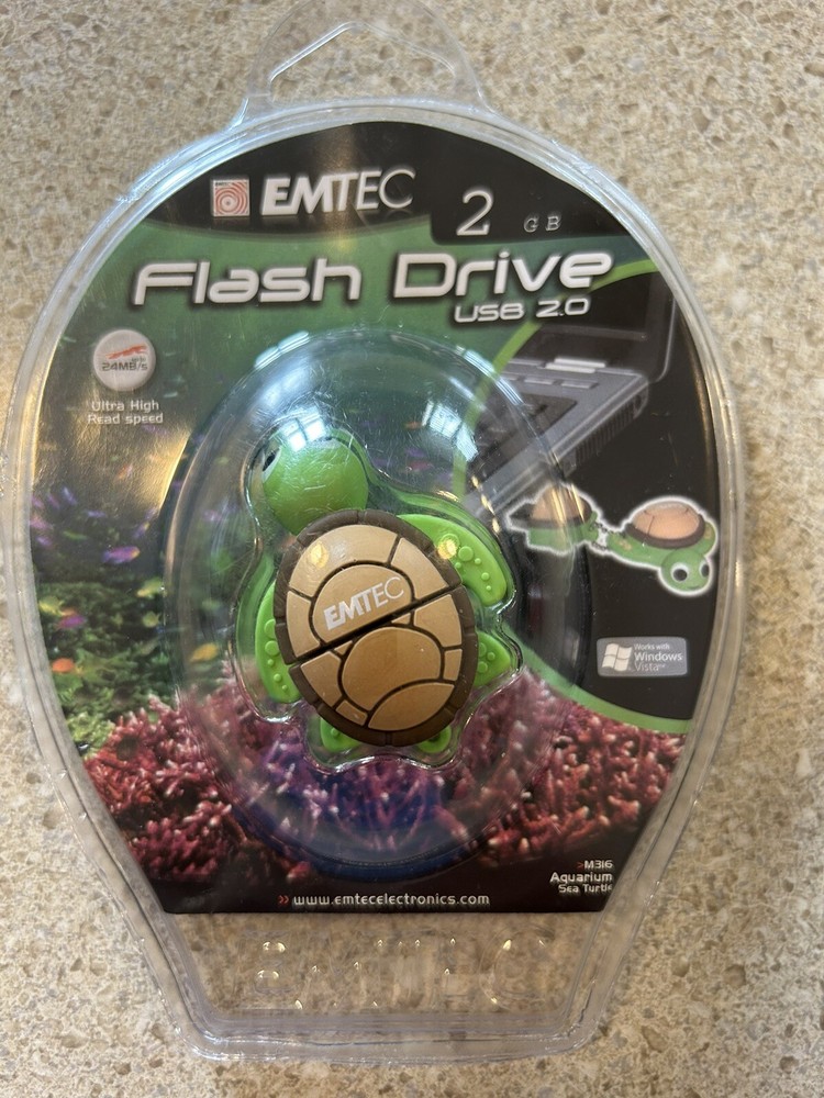 Emtec Clown Fish And Turtle 2GB Flash Drives