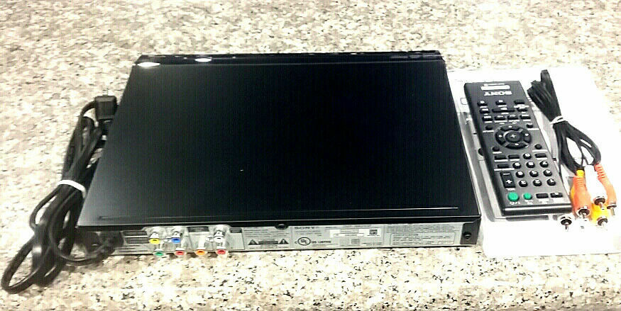 Sony DVP-SR210P Ultra Slim Progressive Scan CD & DVD Player Black Remote Control